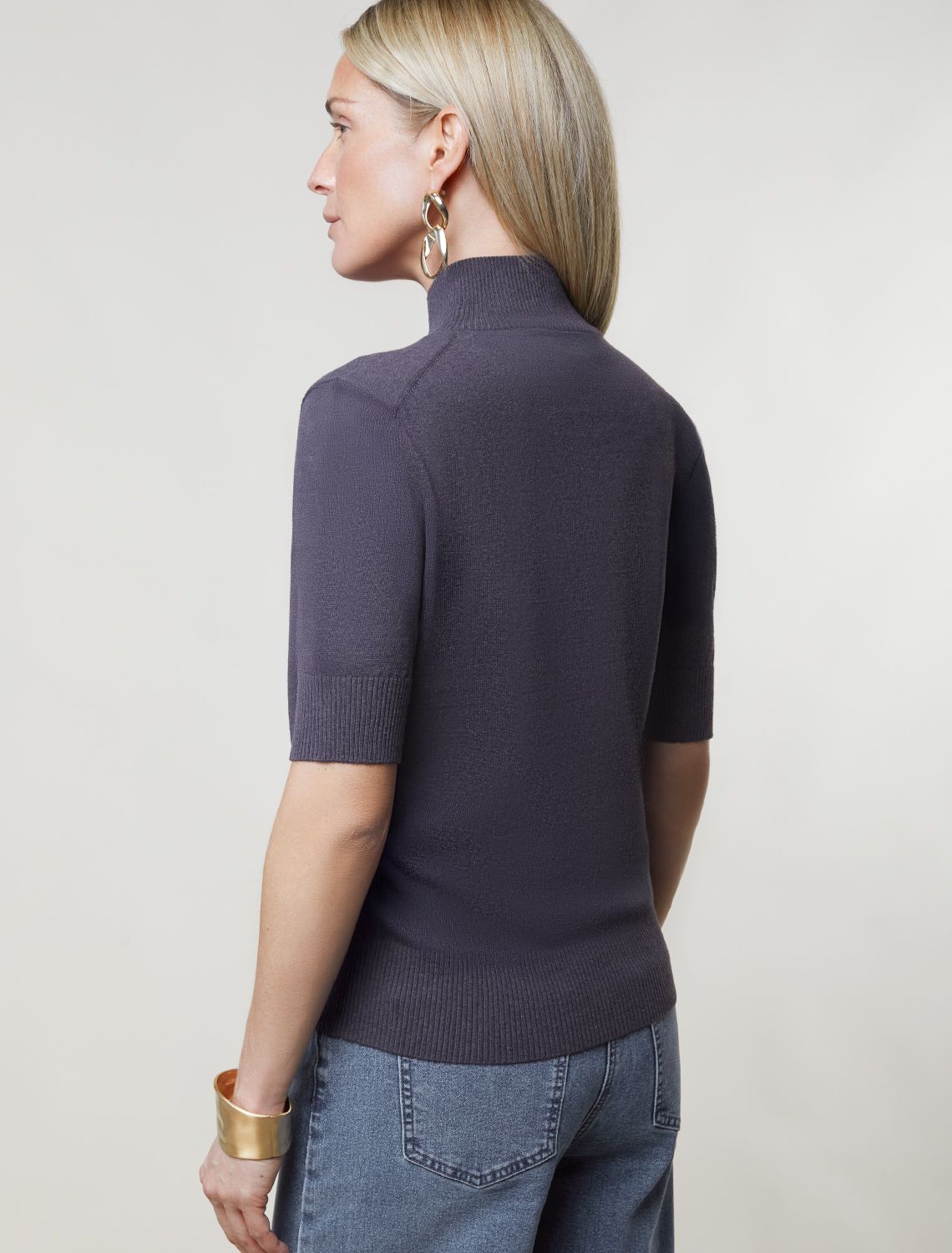 картинка Свитер женский серый меланж от магазина Одежда+