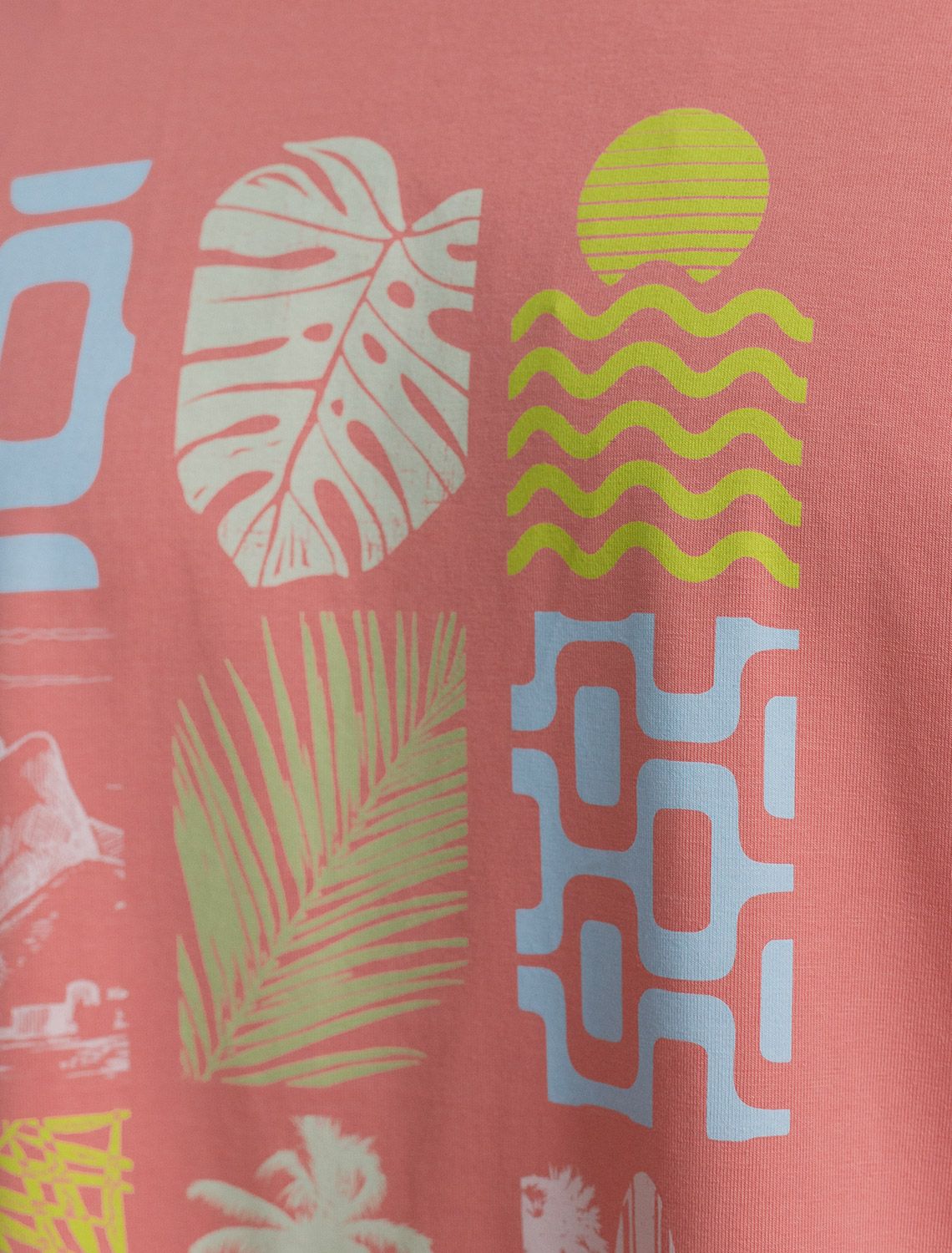 картинка Футболка мужская коралловый_ready for paradise магазин Одежда+ являющийся официальным дистрибьютором в России 