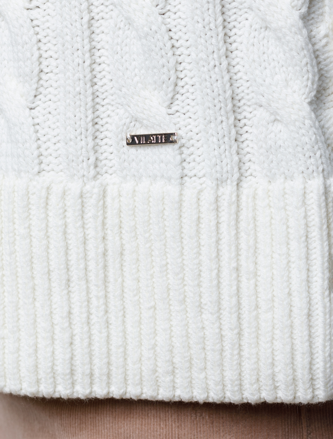 картинка Джемпер женский натуральный_белый магазин Одежда+ являющийся официальным дистрибьютором в России 