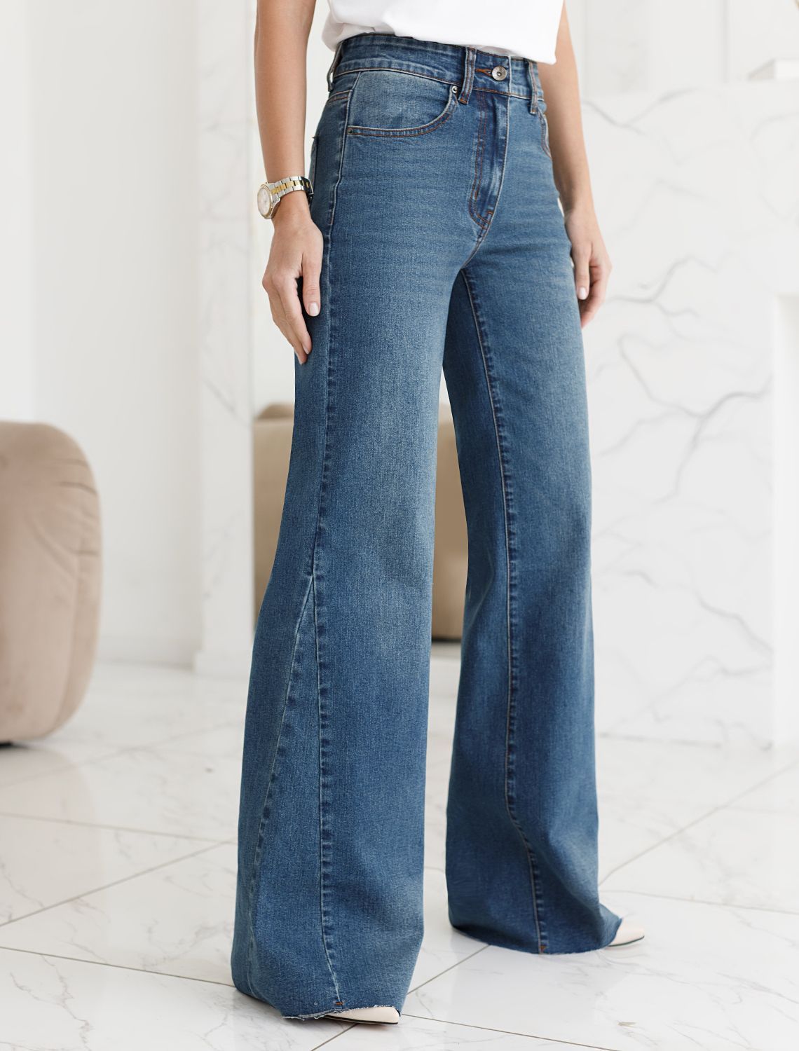 картинка Джинсы женские синий от магазина Одежда+