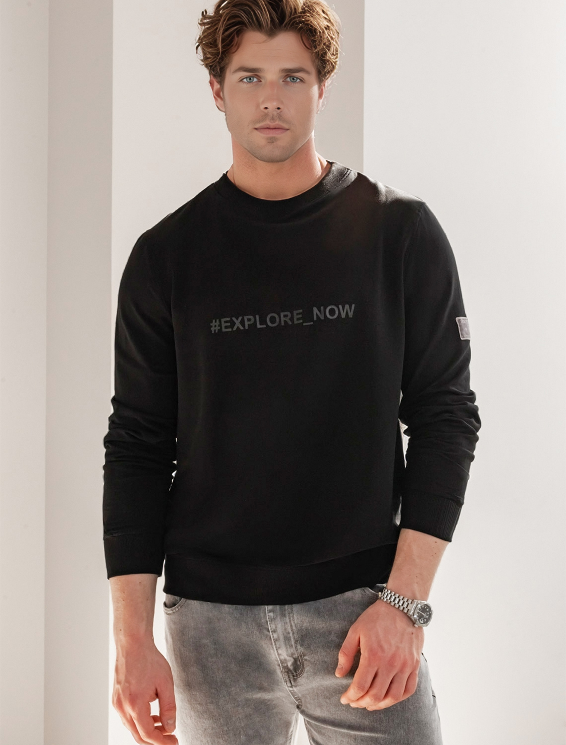 картинка Джемпер мужской черный от магазина Одежда+