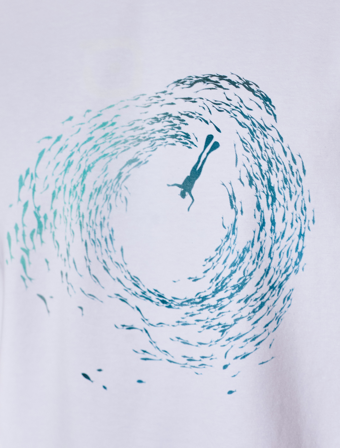 картинка Футболка мужская белый_ocean от магазина Одежда+