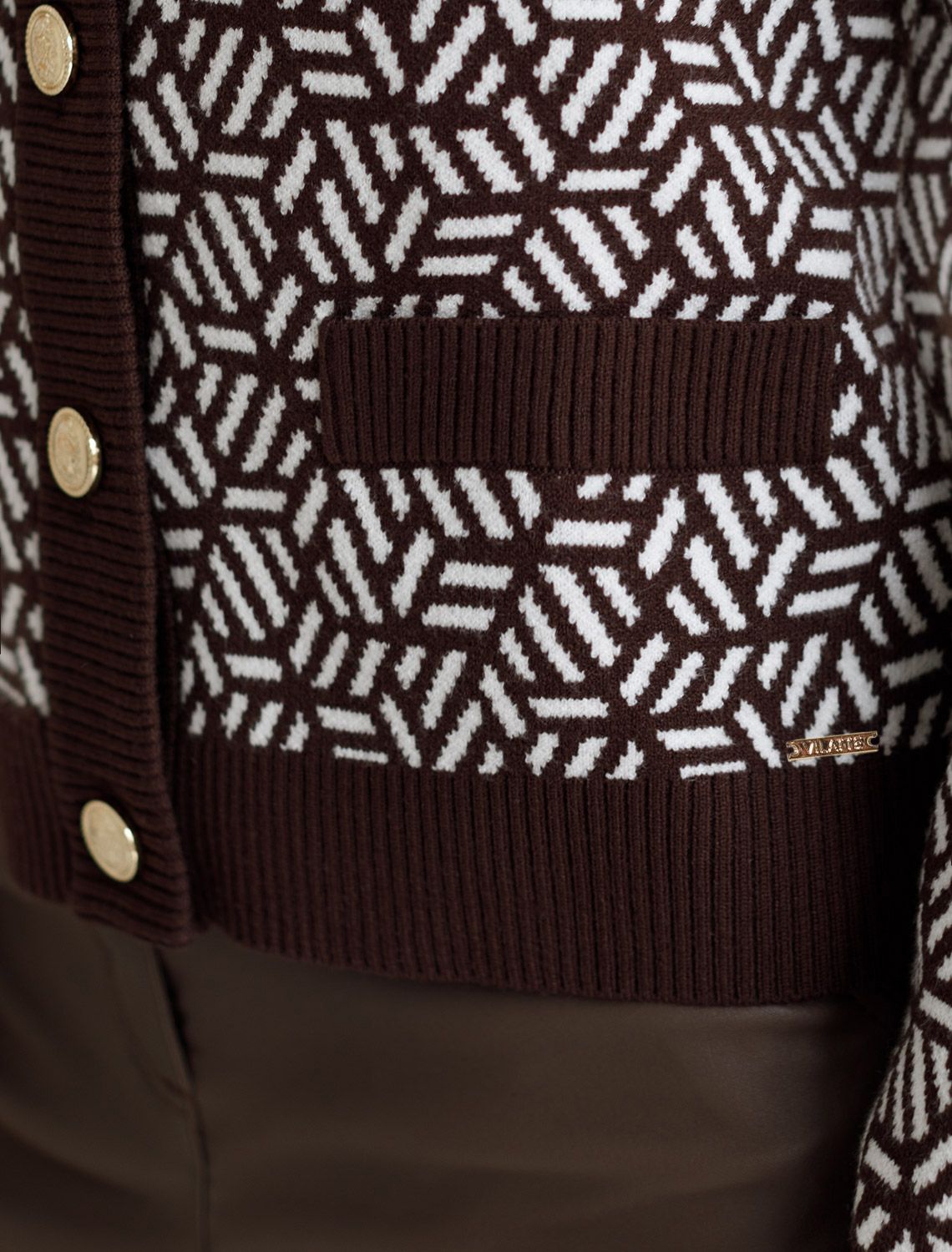 картинка Кардиган женский кофейный от магазина Одежда+