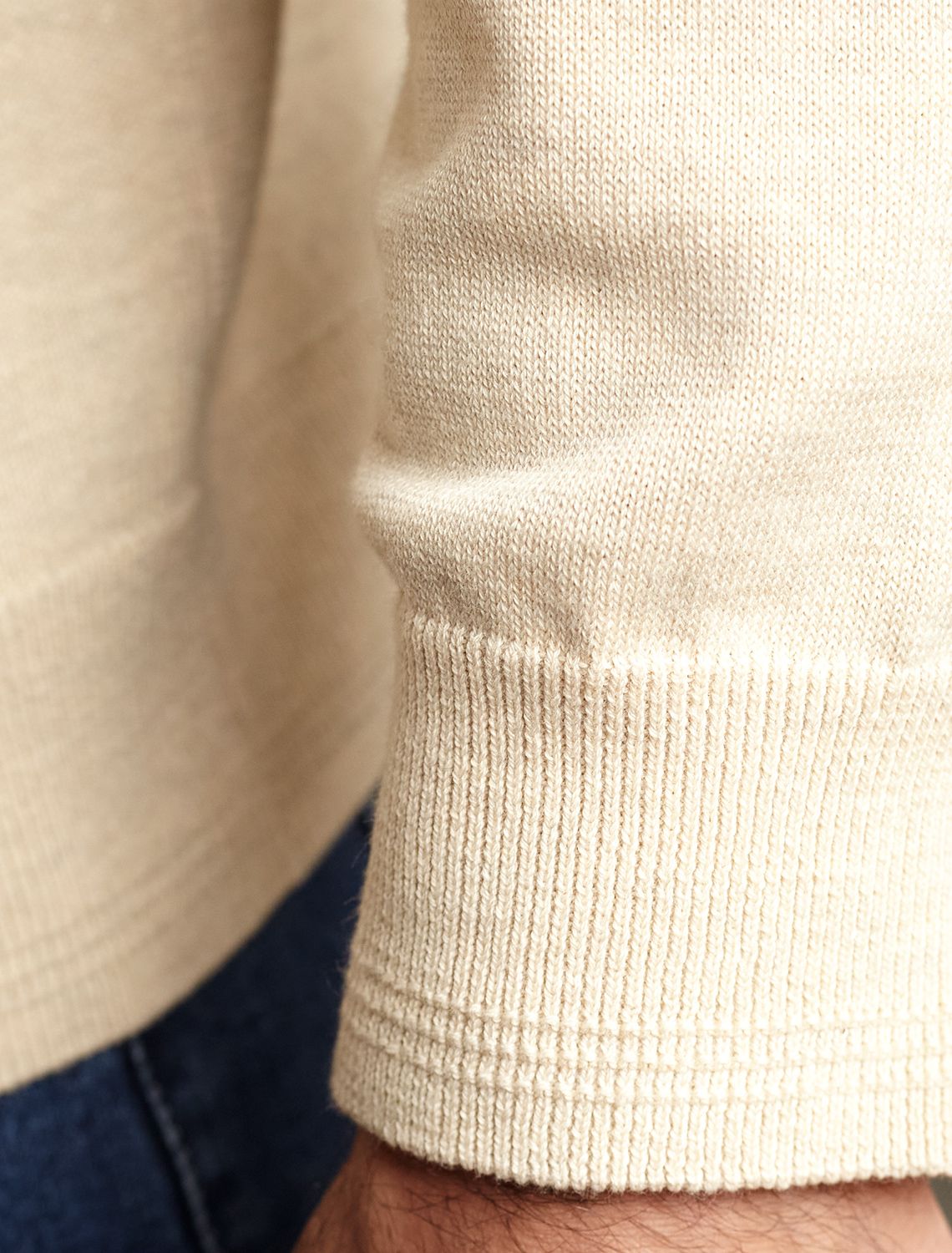 картинка Джемпер мужской бежевый меланж от магазина Одежда+