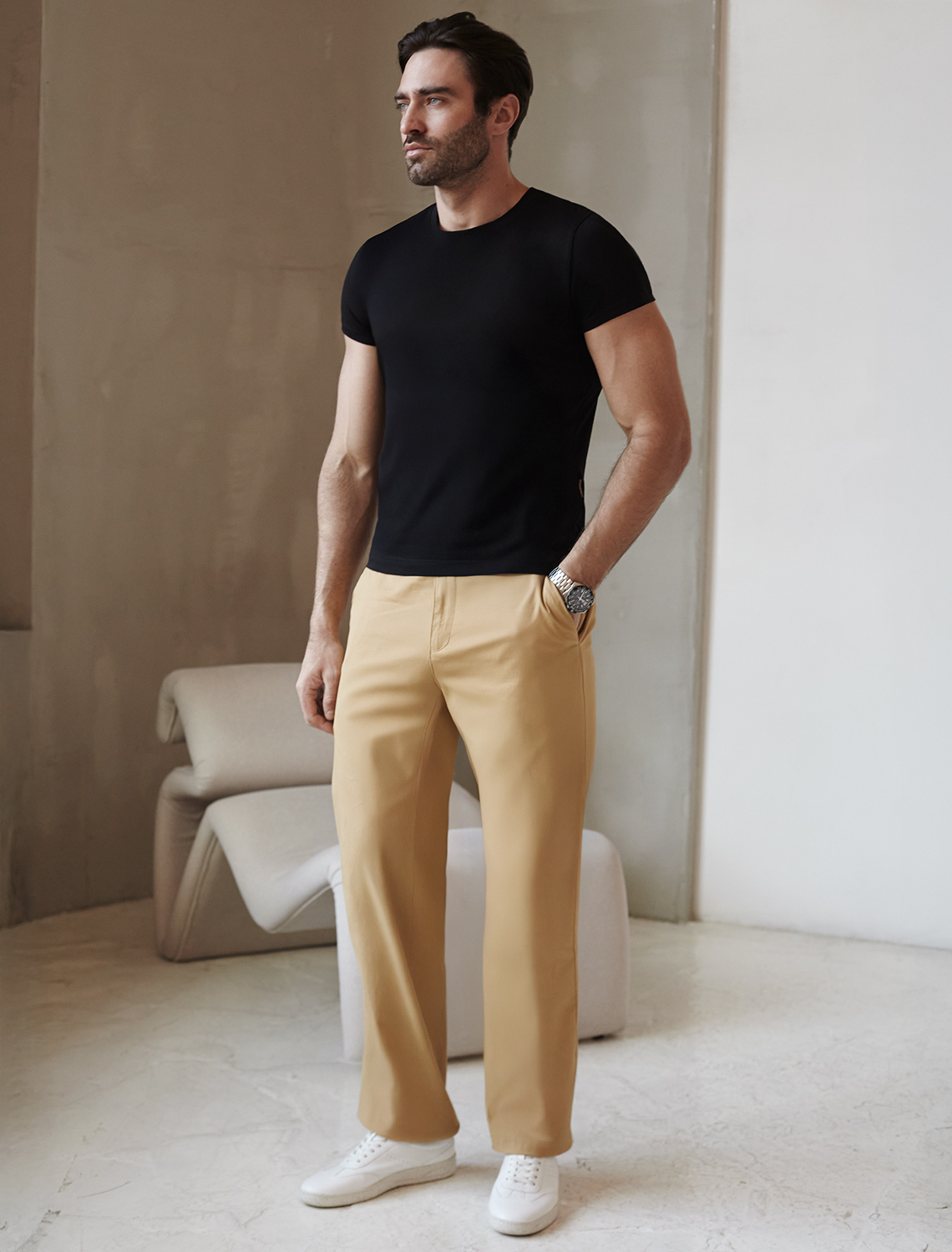 картинка Футболка мужская черный от магазина Одежда+