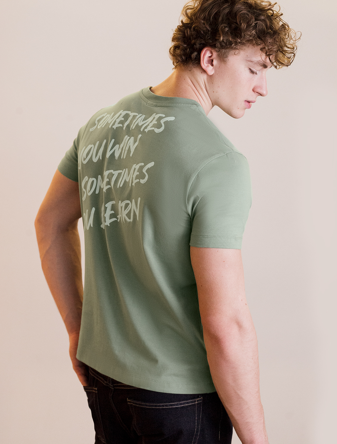 картинка Футболка мужская св.оливка_you_win от магазина Одежда+