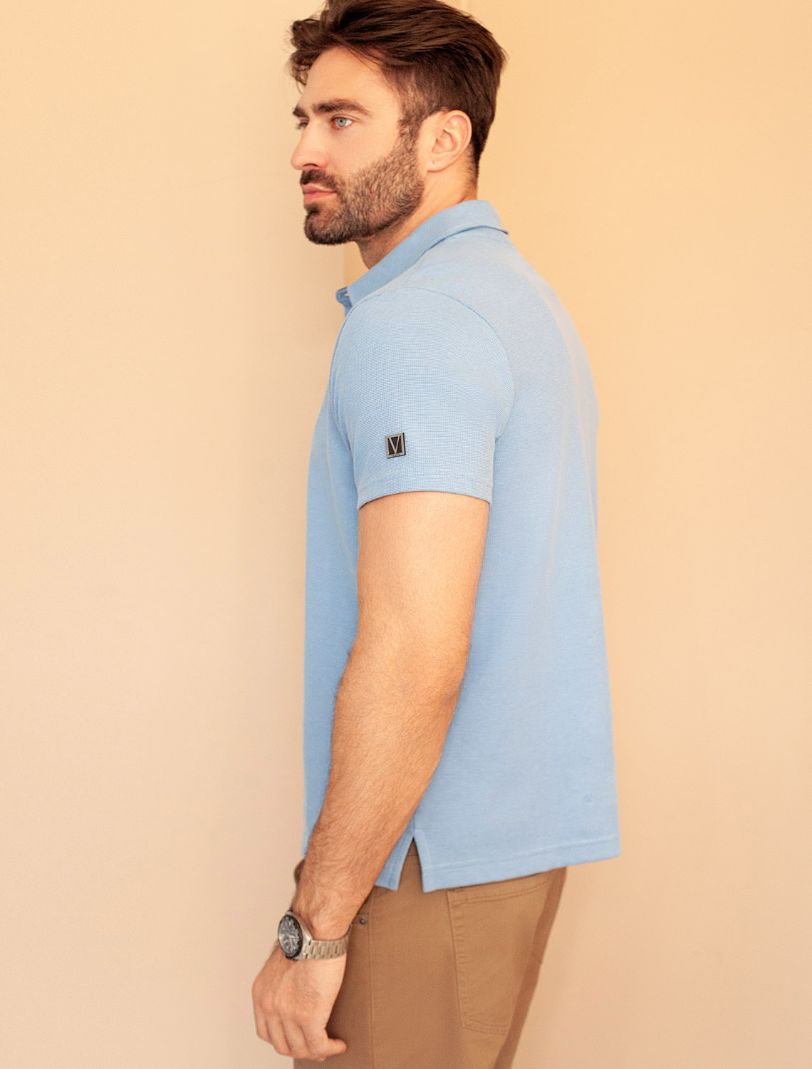 картинка Футболка мужская голубой от магазина Одежда+