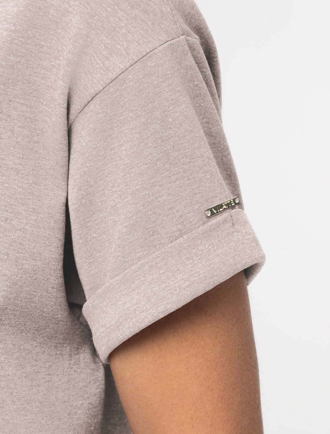 картинка Футболка женская кофейный меланж от магазина Одежда+