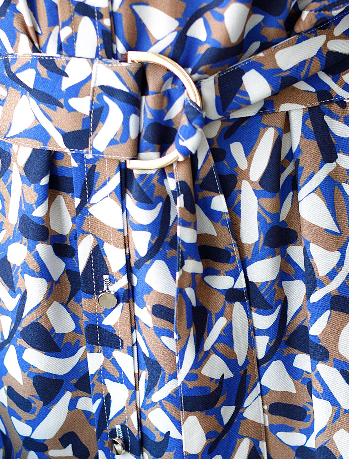 картинка Платье женское синий-бежевый магазин Одежда+ являющийся официальным дистрибьютором в России 