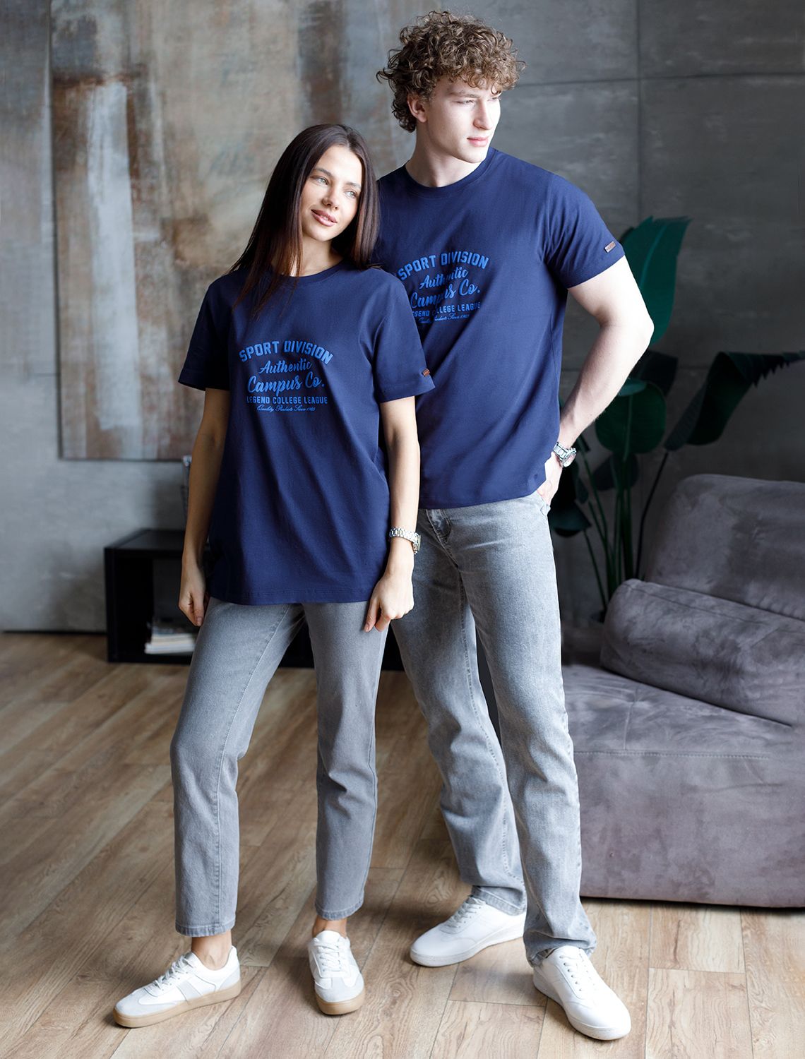 картинка Футболка мужская т.синий__sport division от магазина Одежда+