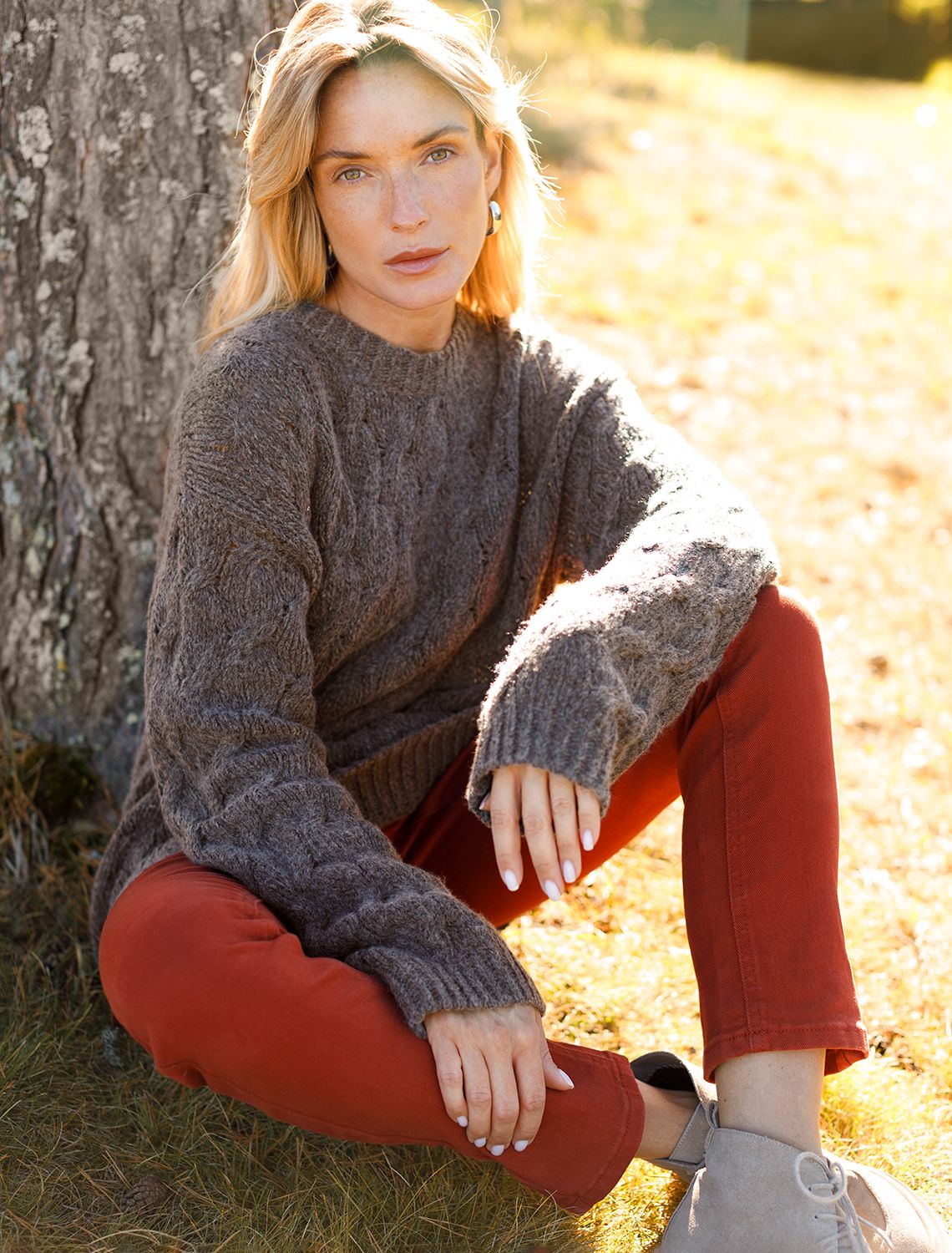 картинка Джемпер женский кофе меланж от магазина Одежда+