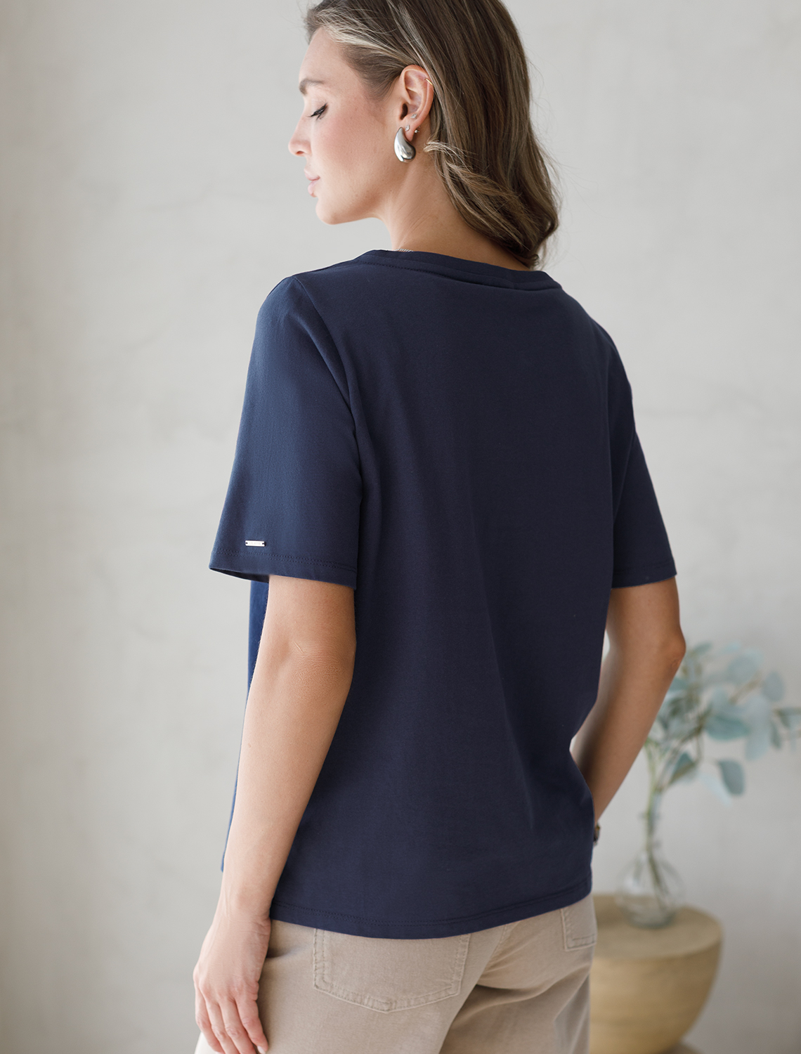 картинка Футболка женская т.синий от магазина Одежда+