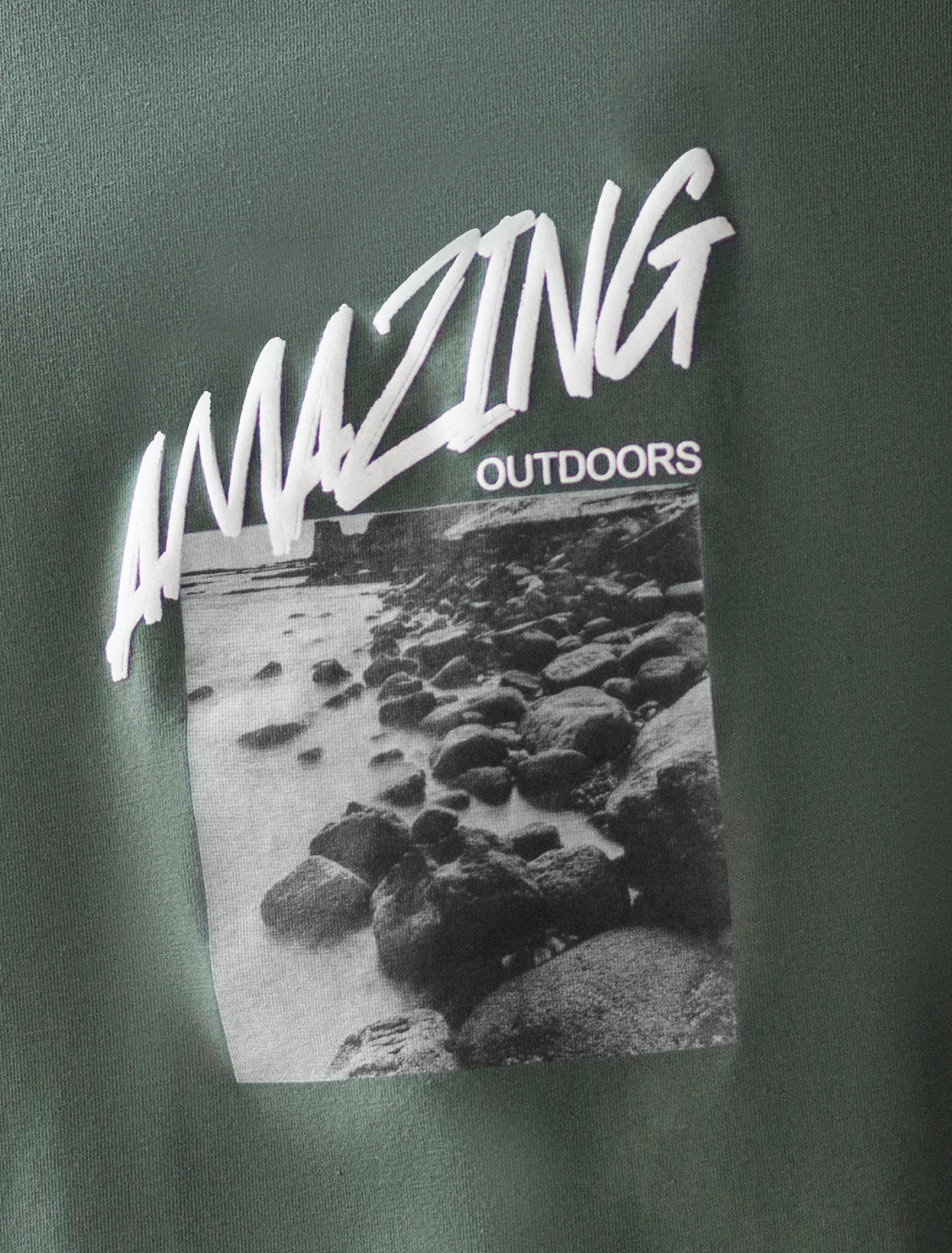 картинка Футболка мужская т.оливковый_amazing от магазина Одежда+