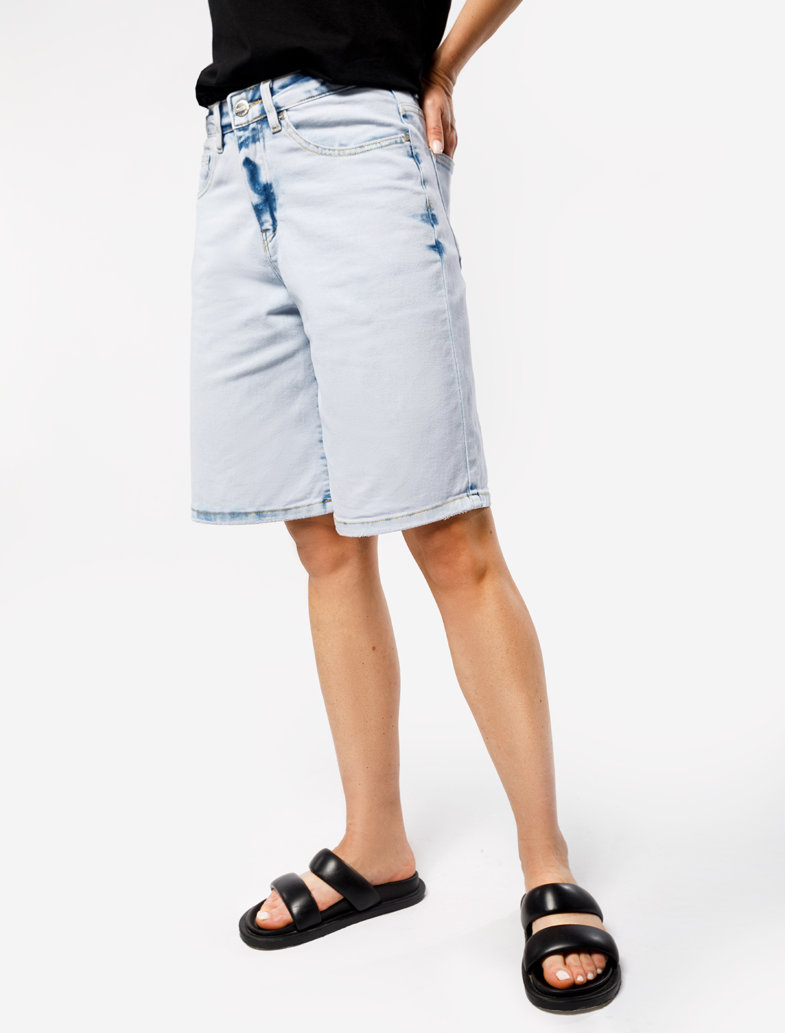 картинка Шорты женские голубой от магазина Одежда+