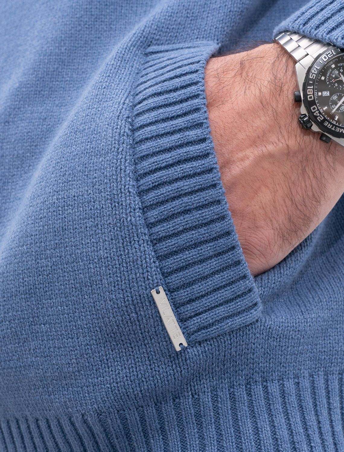 картинка Джемпер мужской светло-синий от магазина Одежда+