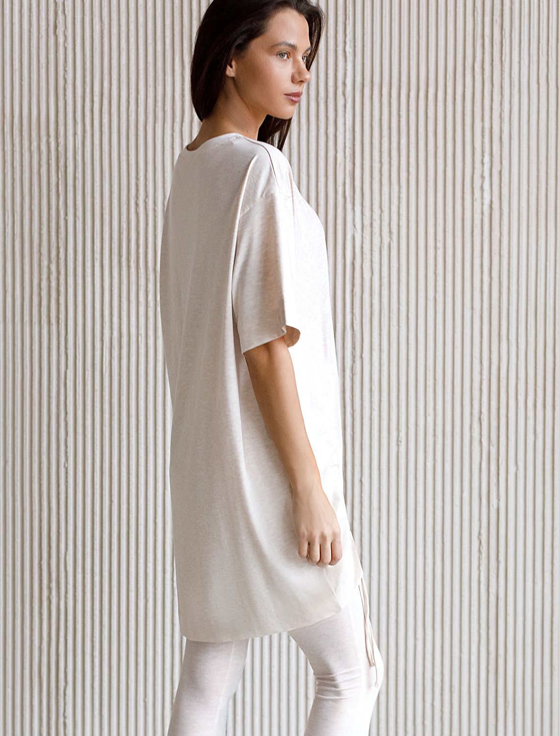 картинка Платье женское бежевый меланж от магазина Одежда+