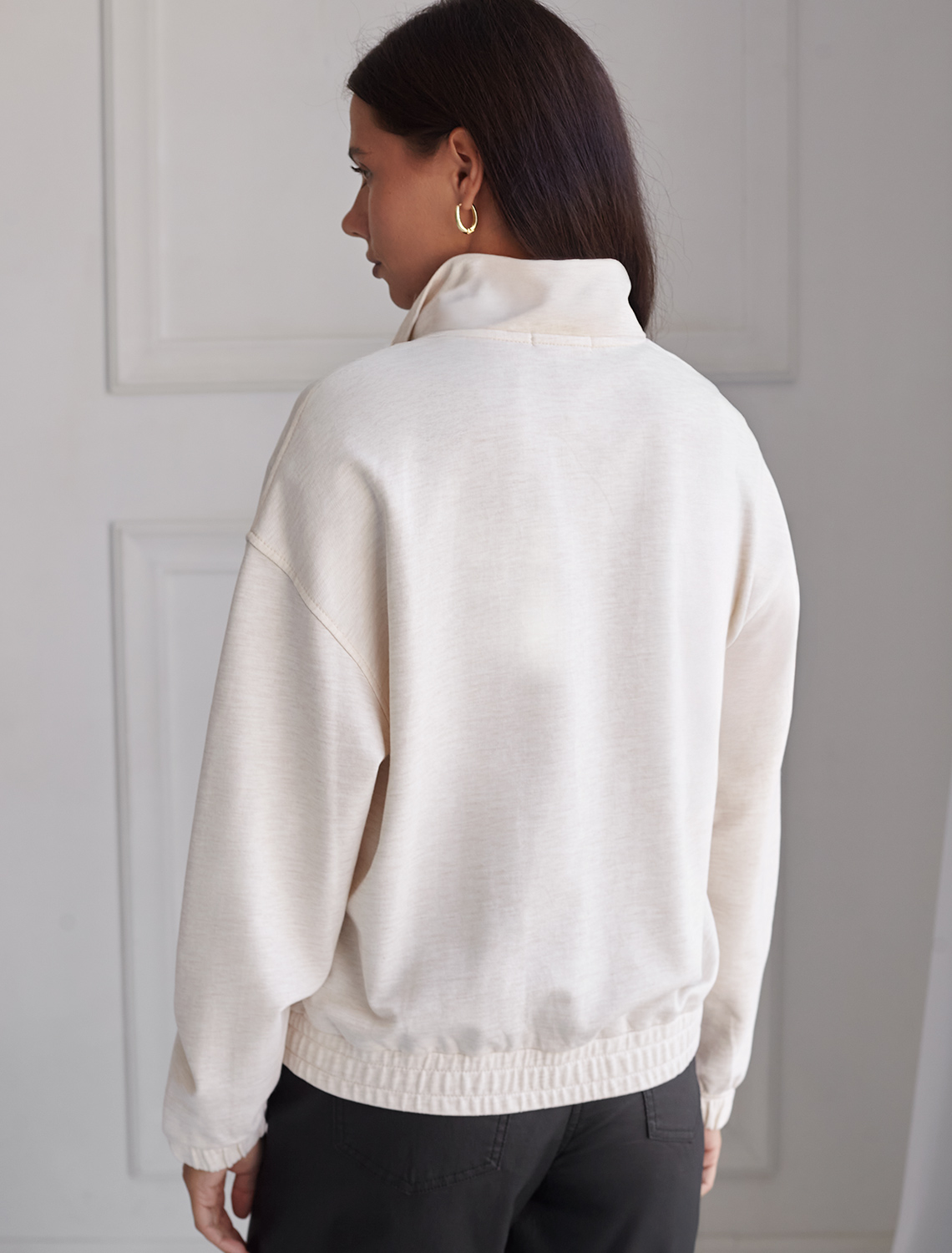 картинка Джемпер женский овсяный меланж от магазина Одежда+