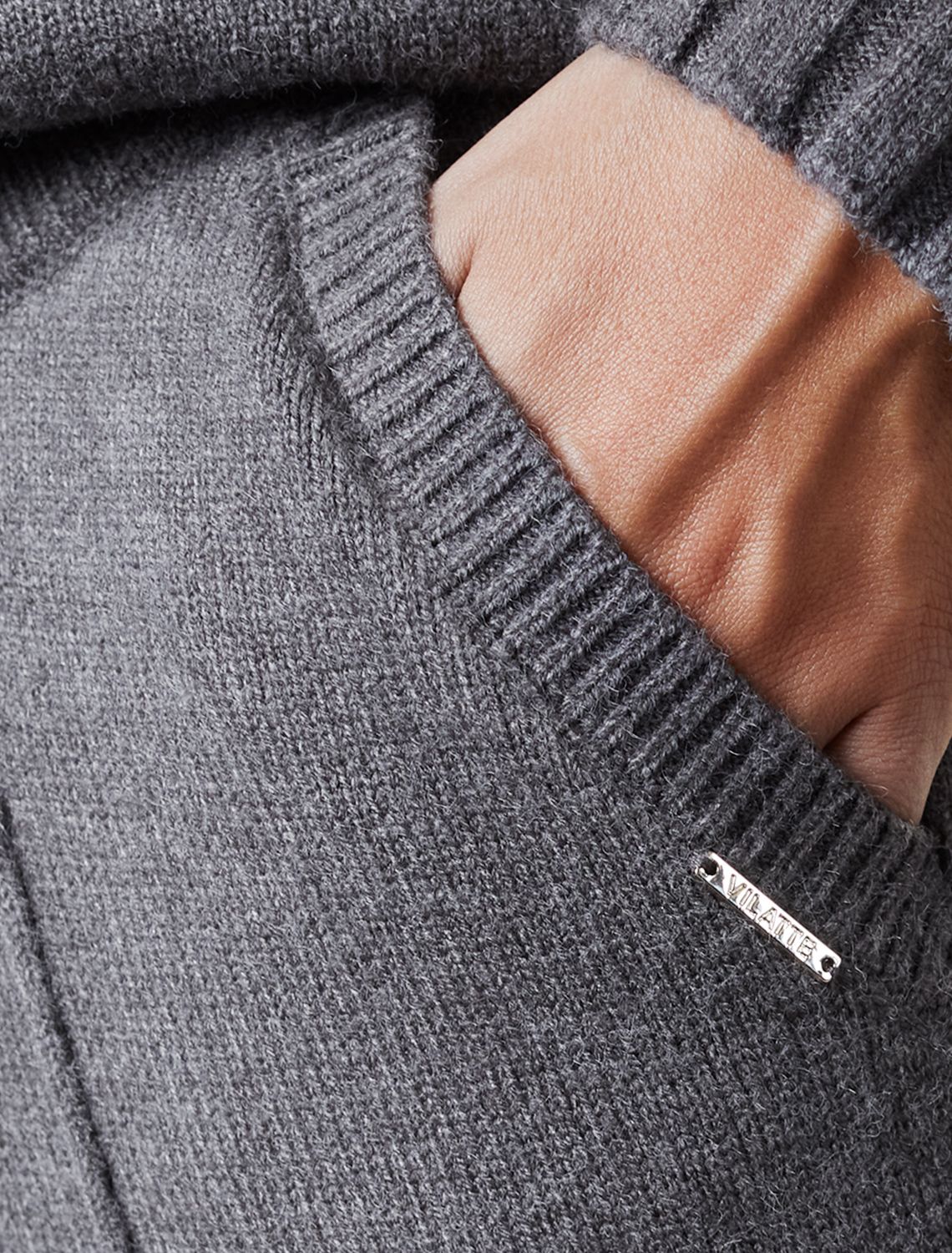 картинка Брюки женские темно-серый меланж от магазина Одежда+