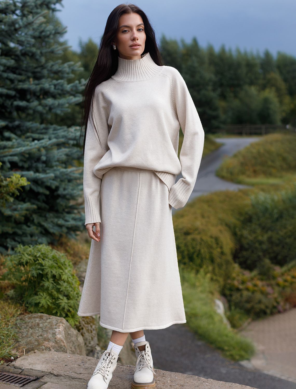 картинка Свитер женский овсяный меланж от магазина Одежда+