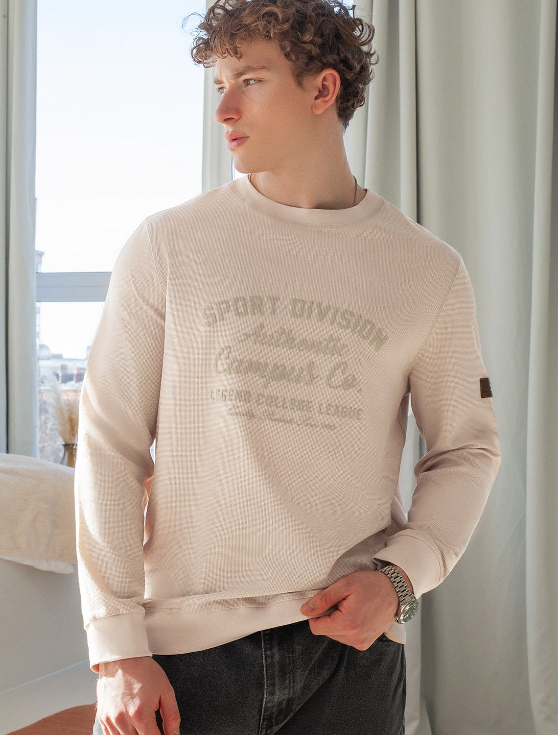 картинка Джемпер мужской бежевый от магазина Одежда+