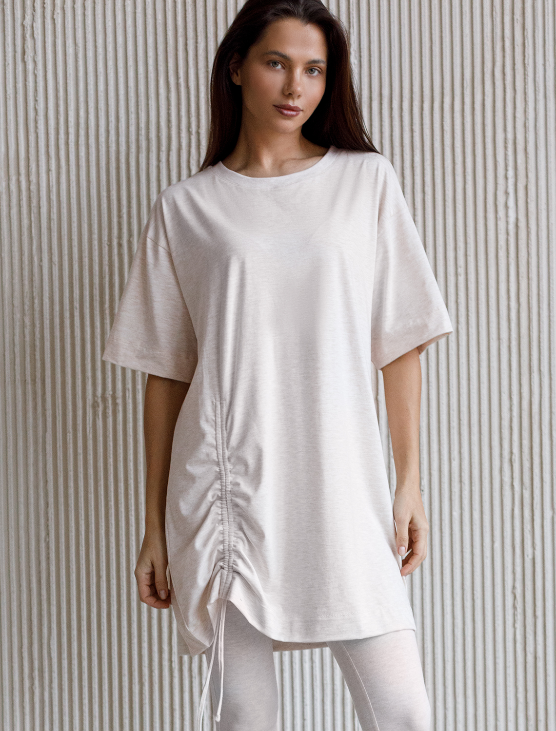 картинка Платье женское бежевый меланж от магазина Одежда+