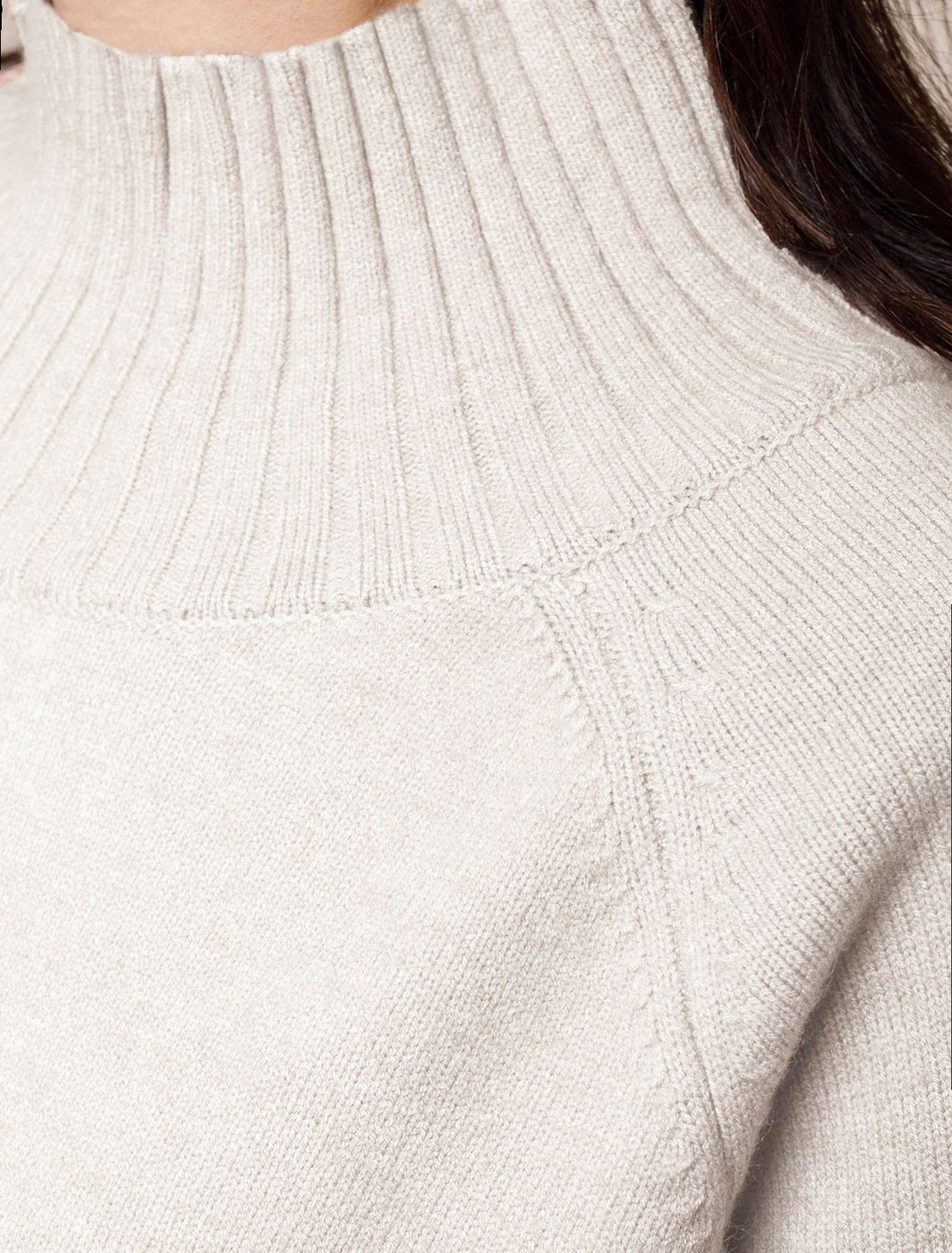 картинка Свитер женский овсяный меланж магазин Одежда+ являющийся официальным дистрибьютором в России 