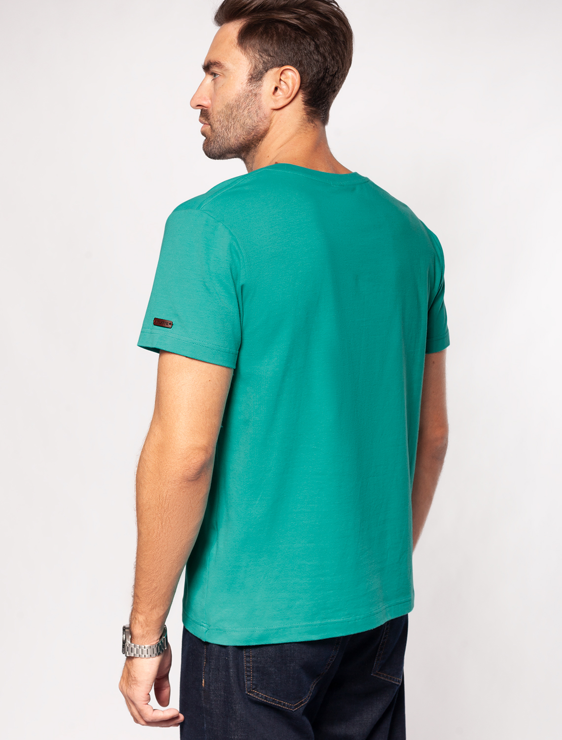 картинка Футболка мужская бирюзовый_wanderlust от магазина Одежда+