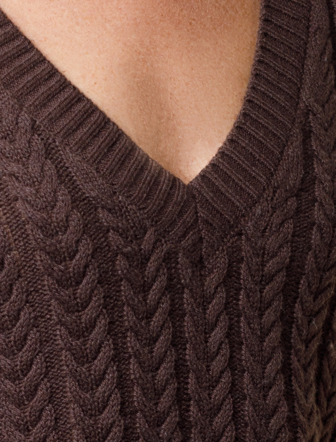 картинка Джемпер женский коричневый магазин Одежда+ являющийся официальным дистрибьютором в России 