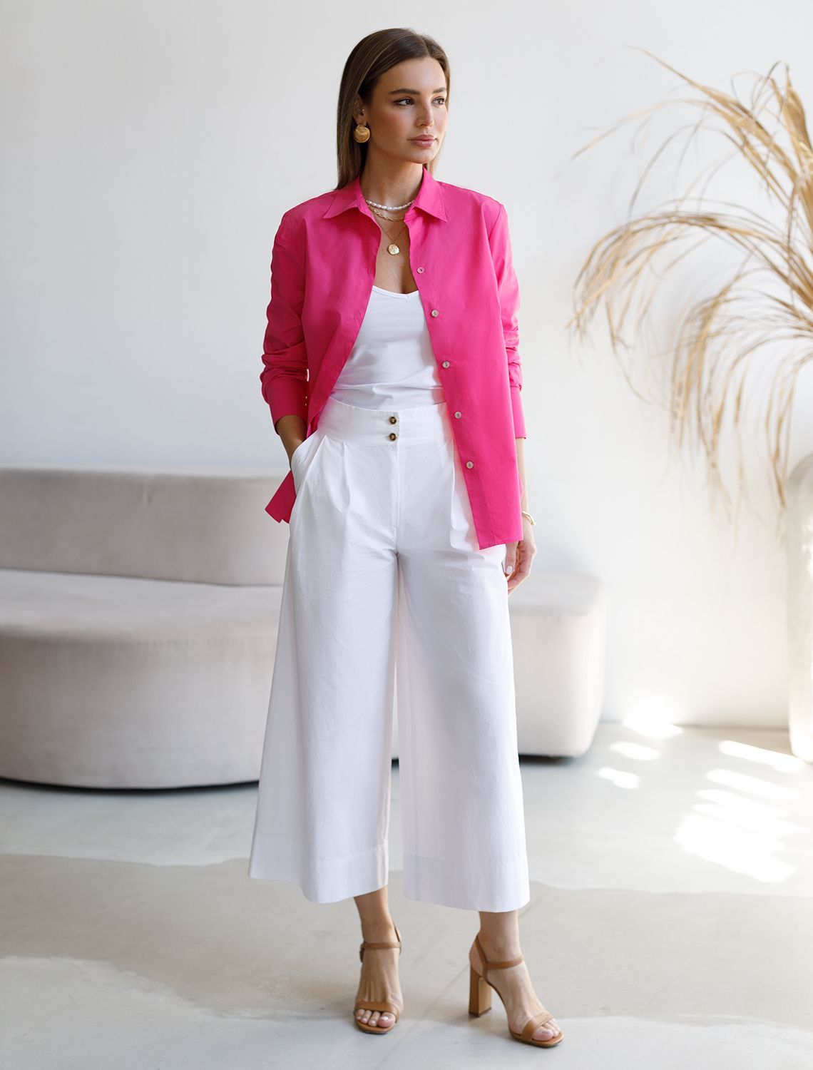 картинка Блузка женская фуксия от магазина Одежда+