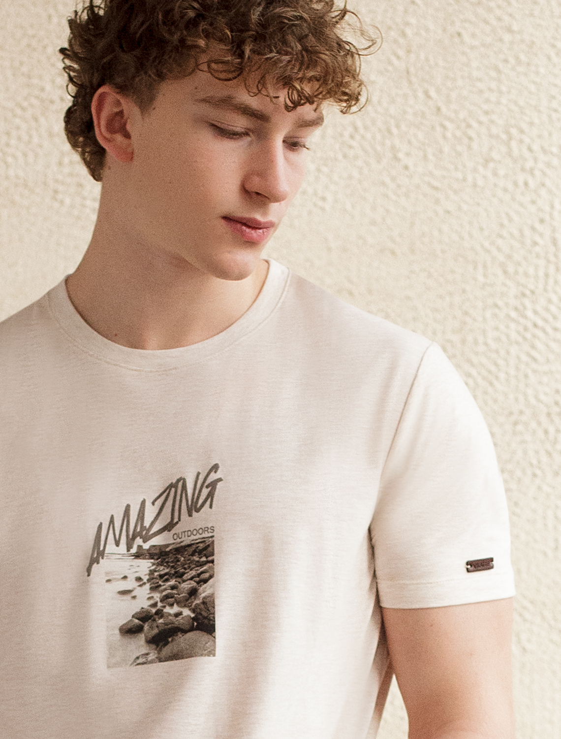 картинка Футболка мужская овсяный_amazing от магазина Одежда+