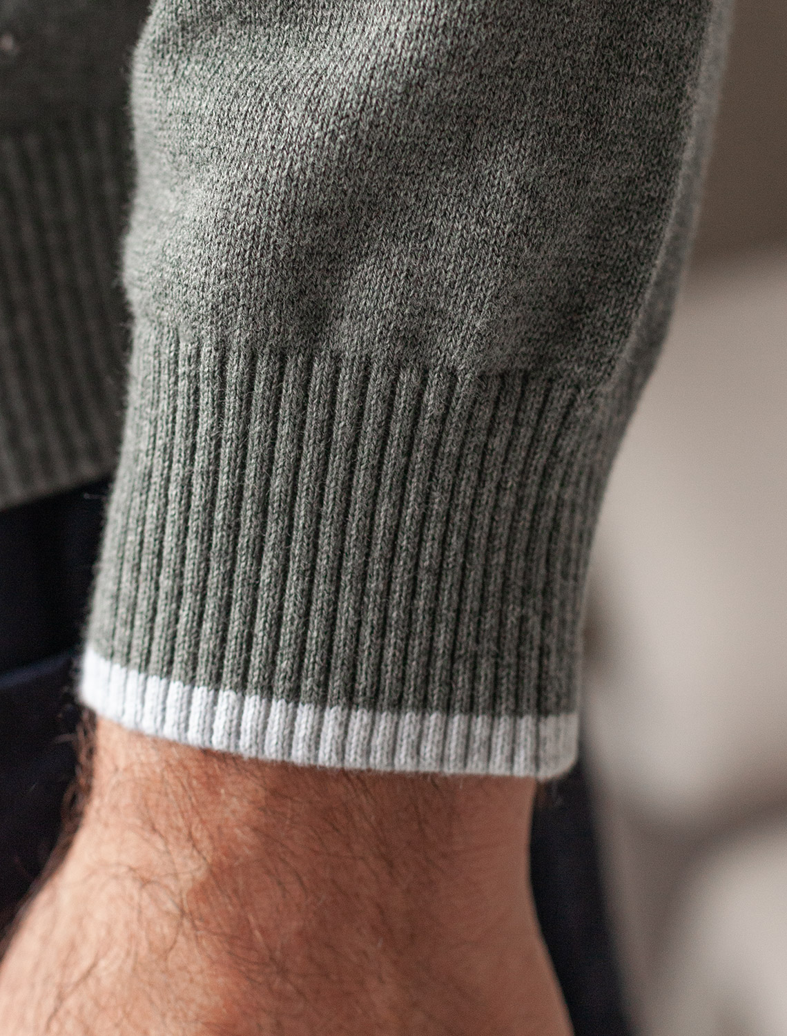 картинка Кардиган мужской серый меланж от магазина Одежда+