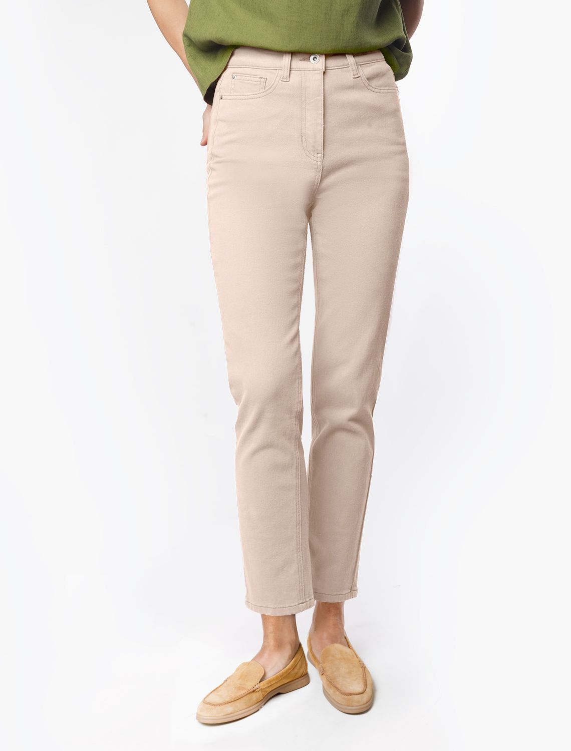 картинка Джинсы женские светло-бежевый от магазина Одежда+