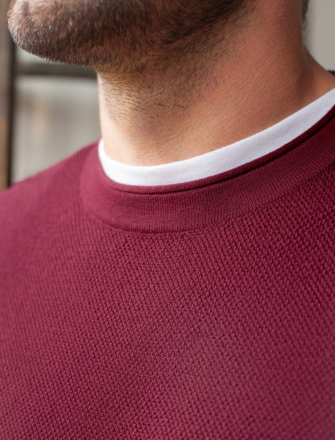 картинка Джемпер мужской бургунди от магазина Одежда+