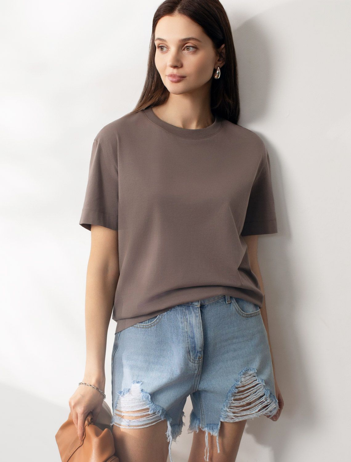 картинка Футболка женская кофе магазин Одежда+ являющийся официальным дистрибьютором в России 