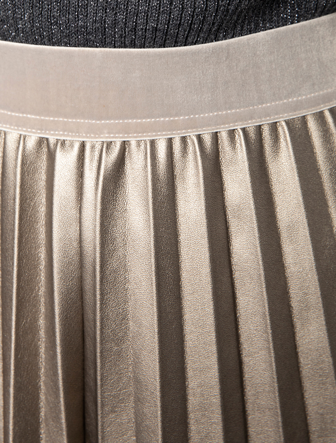 картинка Юбка женская св.кофе металлик магазин Одежда+ являющийся официальным дистрибьютором в России 