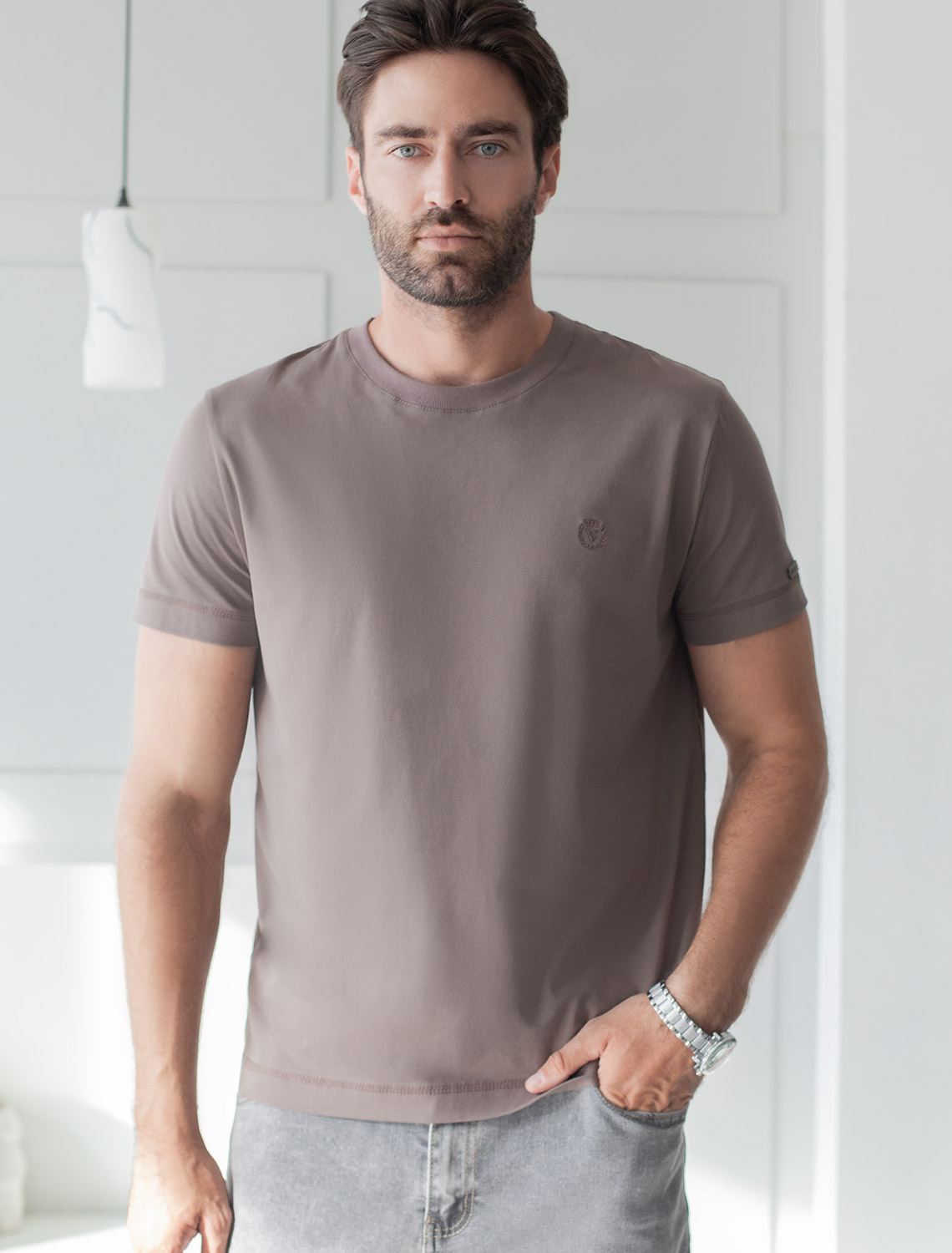 картинка Футболка мужская кофе от магазина Одежда+