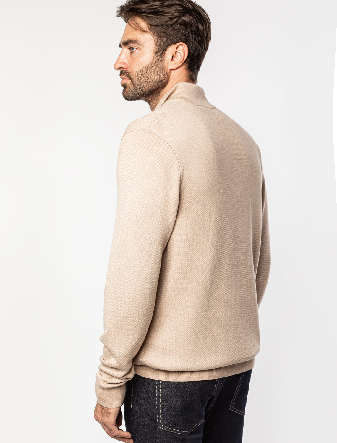 картинка Джемпер мужской бежевый от магазина Одежда+