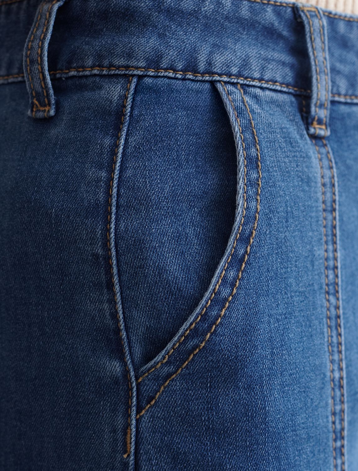 картинка Юбка женская синий от магазина Одежда+