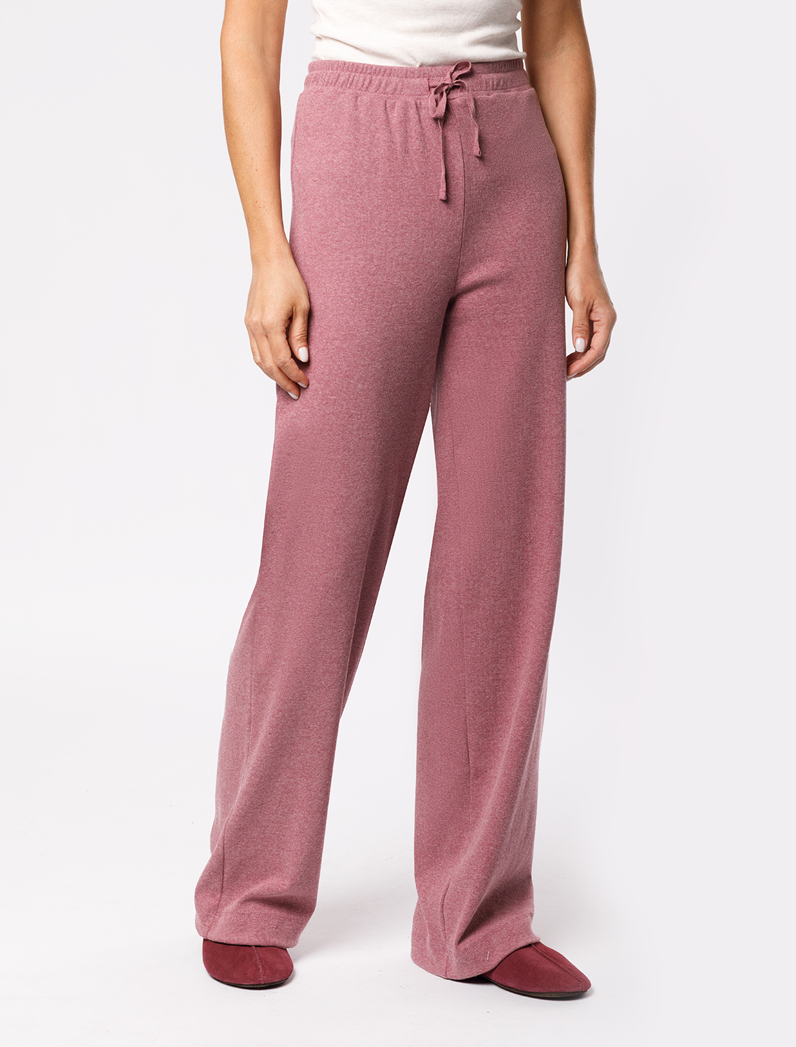 картинка Брюки женские темно-розовый меланж от магазина Одежда+