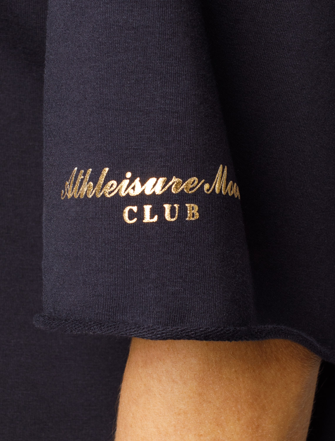 картинка Футболка женская т.синий_athleisure_mood магазин Одежда+ являющийся официальным дистрибьютором в России 