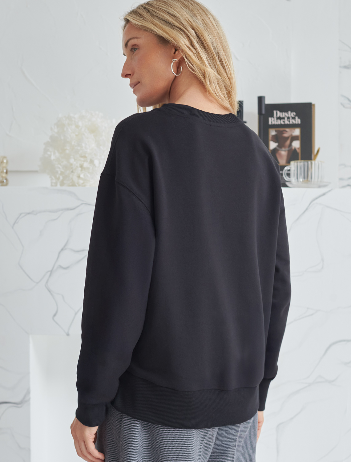 картинка Джемпер женский черный_be yourself от магазина Одежда+