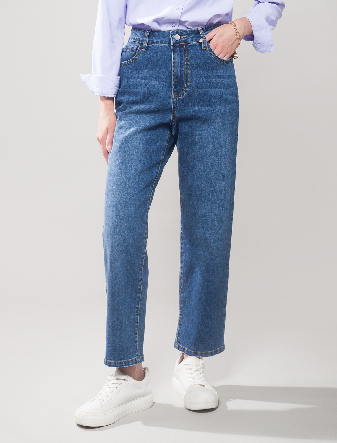 картинка Джинсы женские синий от магазина Одежда+