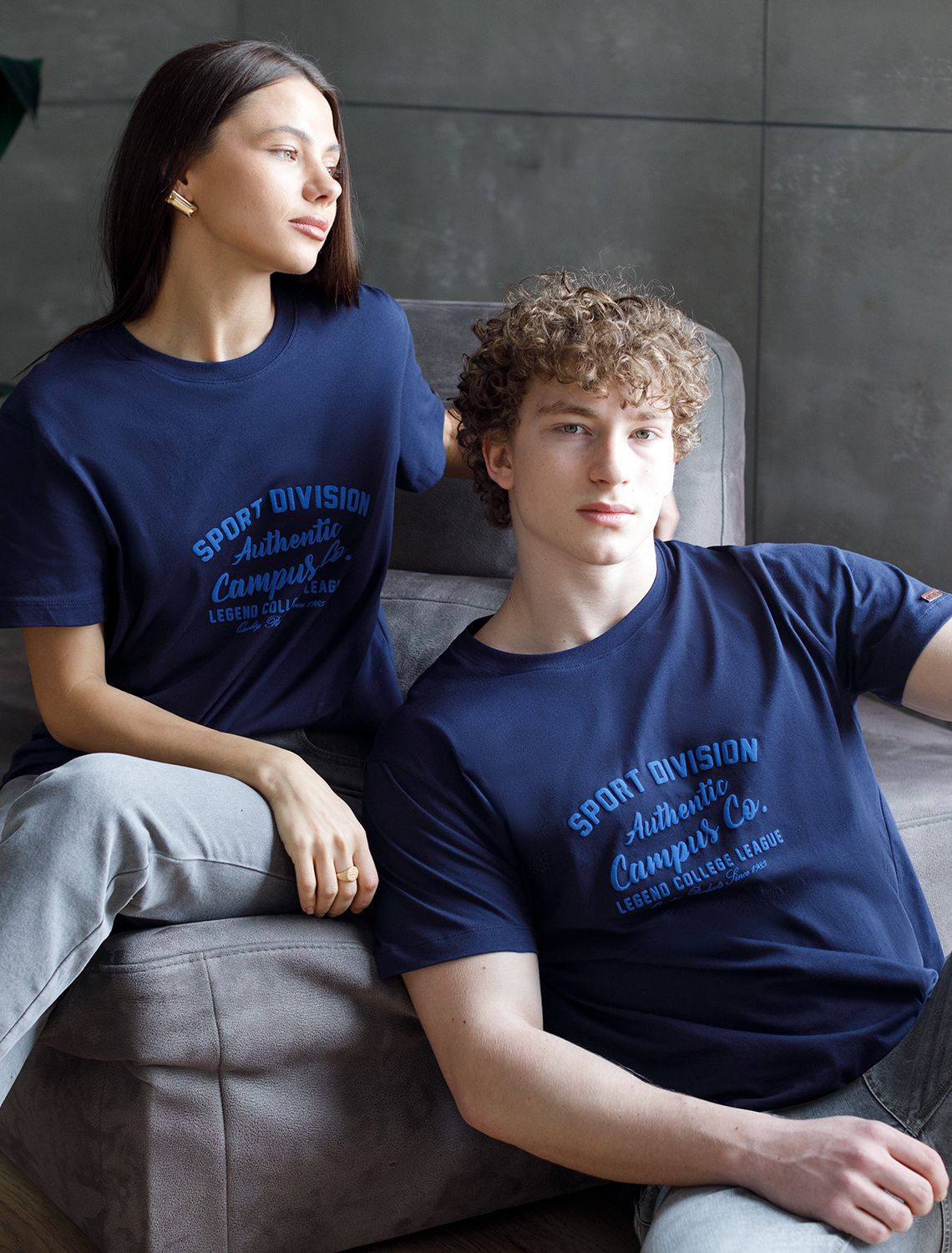 картинка Футболка мужская т.синий__sport division от магазина Одежда+