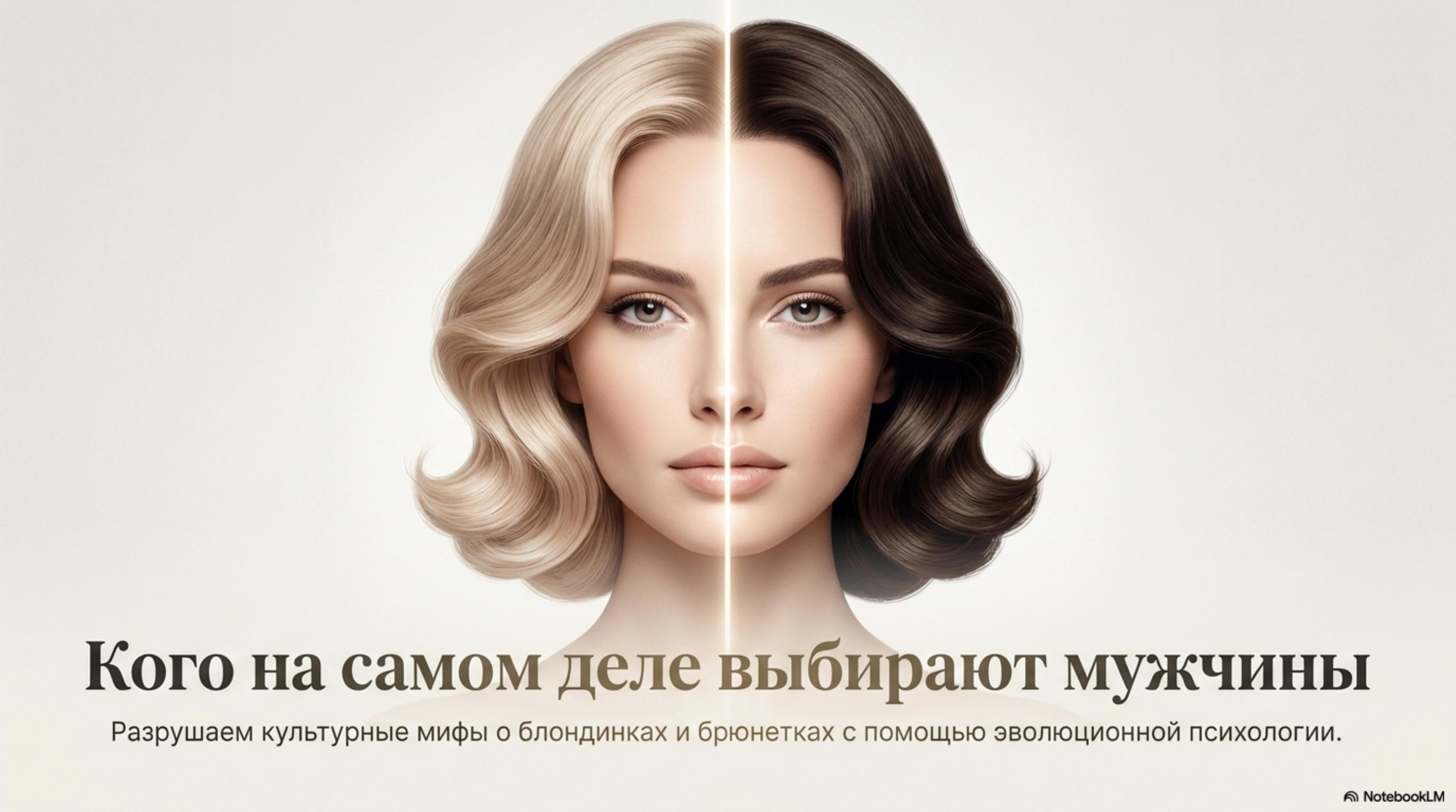 slide_1 Кого выбирают мужчины: блондинок или брюнеток? Разрушаем мифы