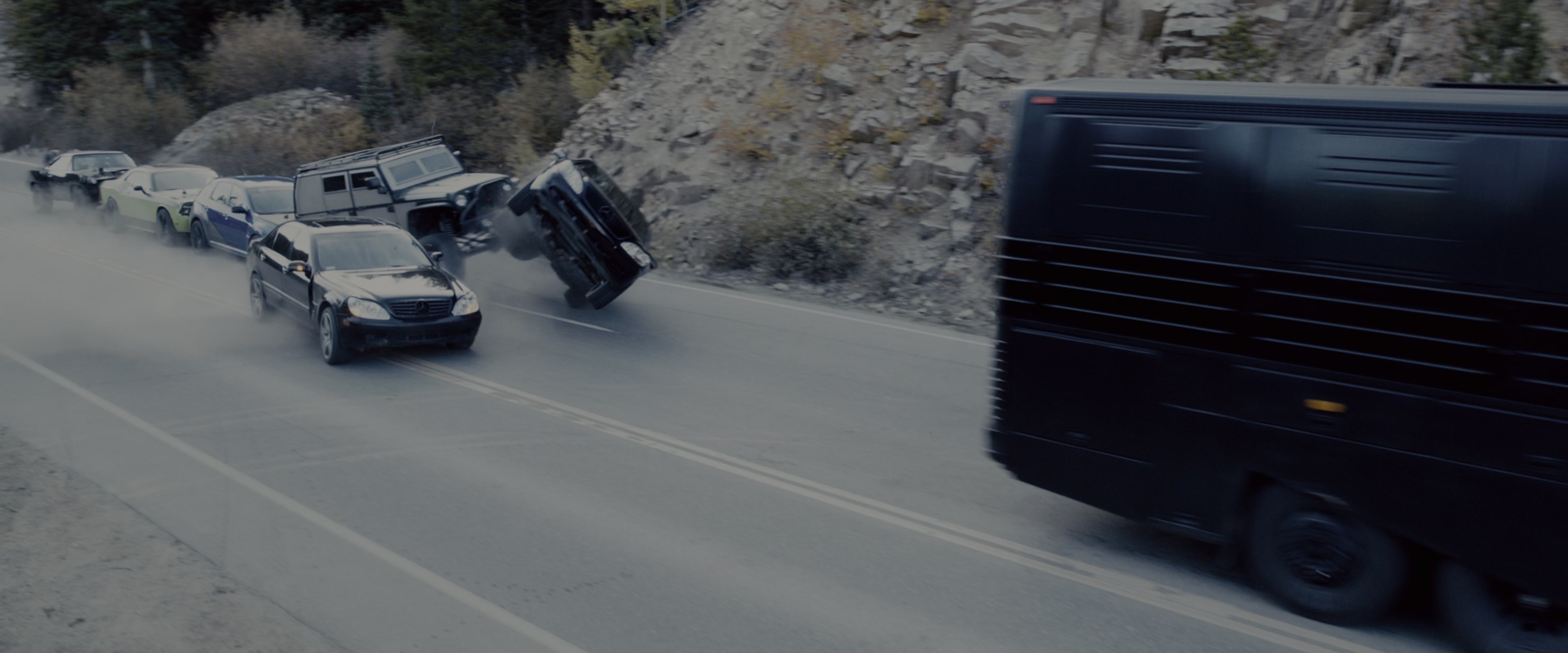 Fast & Furious 7 (2015), wide, 2.40:1 — film still