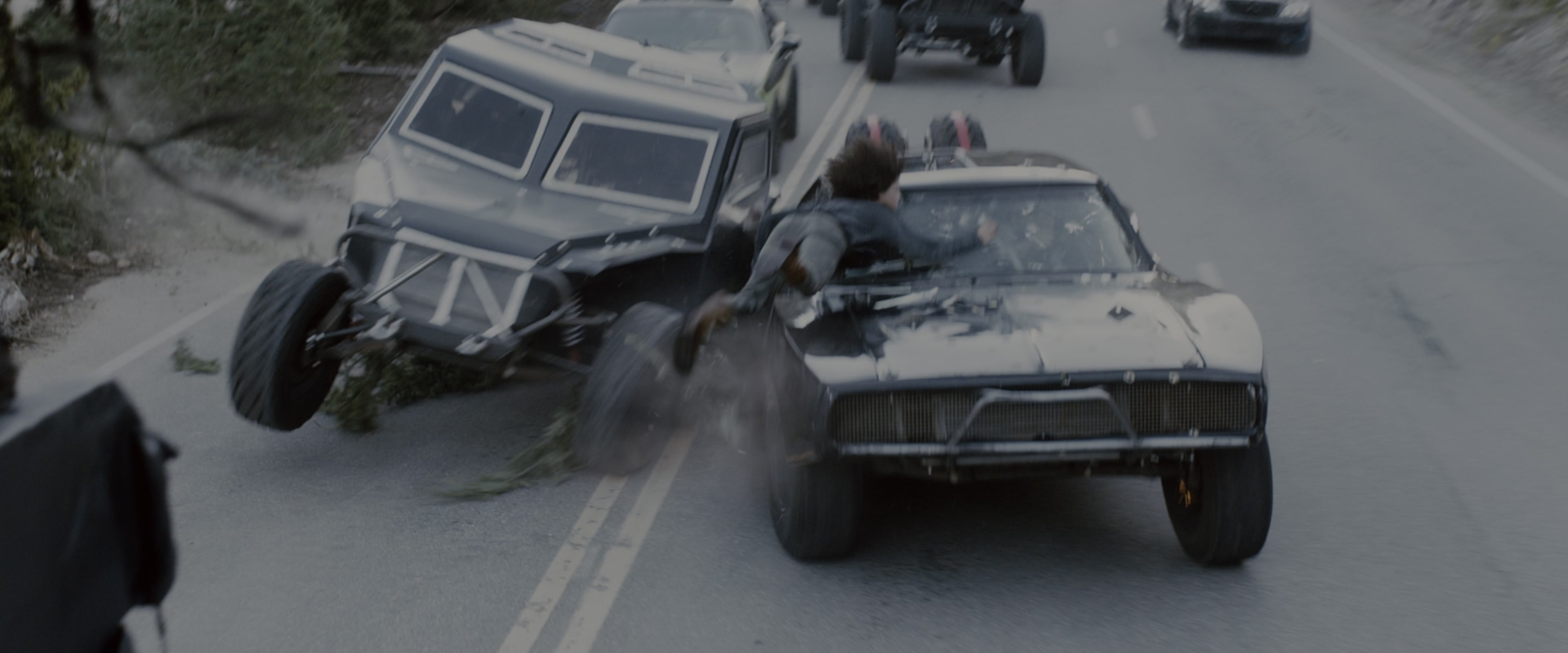 Fast & Furious 7 (2015), wide, 2.40:1 — film still