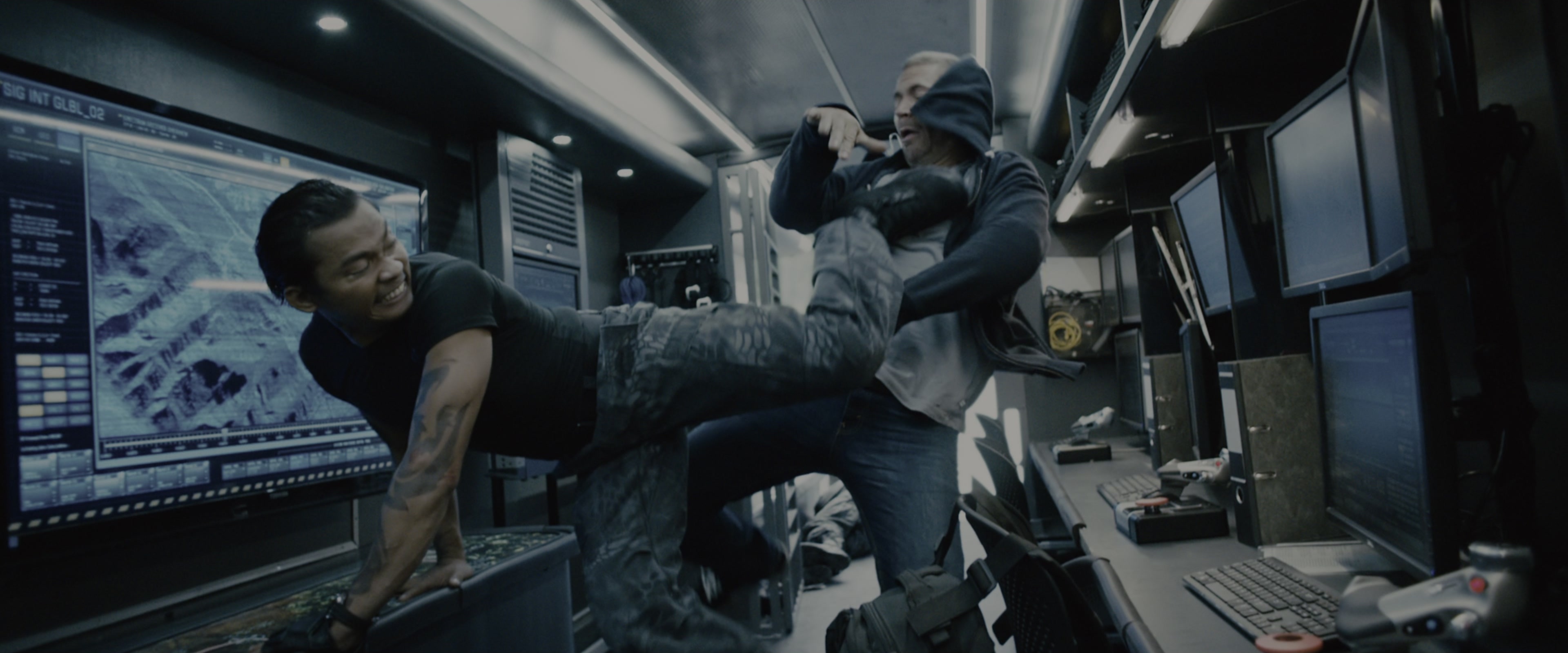 Fast & Furious 7 (2015), wide, 2.40:1 — film still