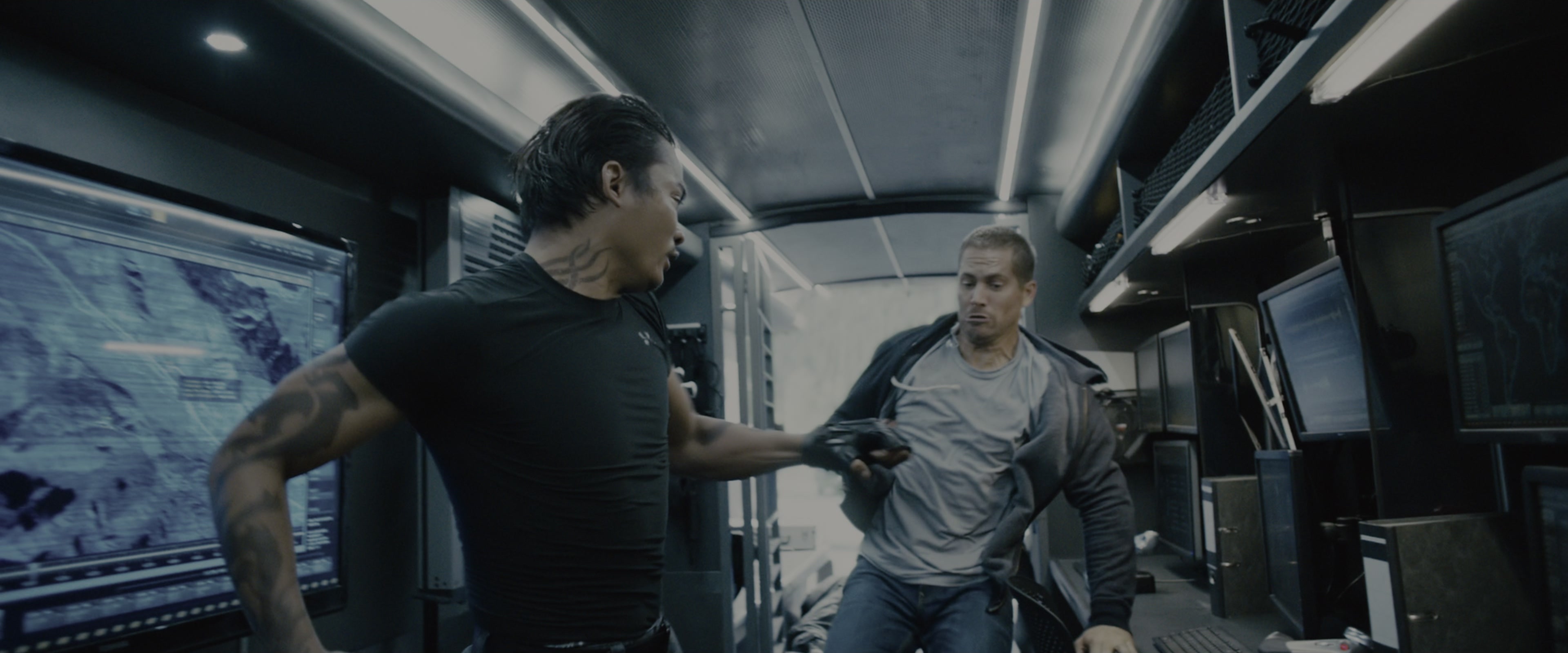 Fast & Furious 7 (2015), wide, 2.40:1 — film still