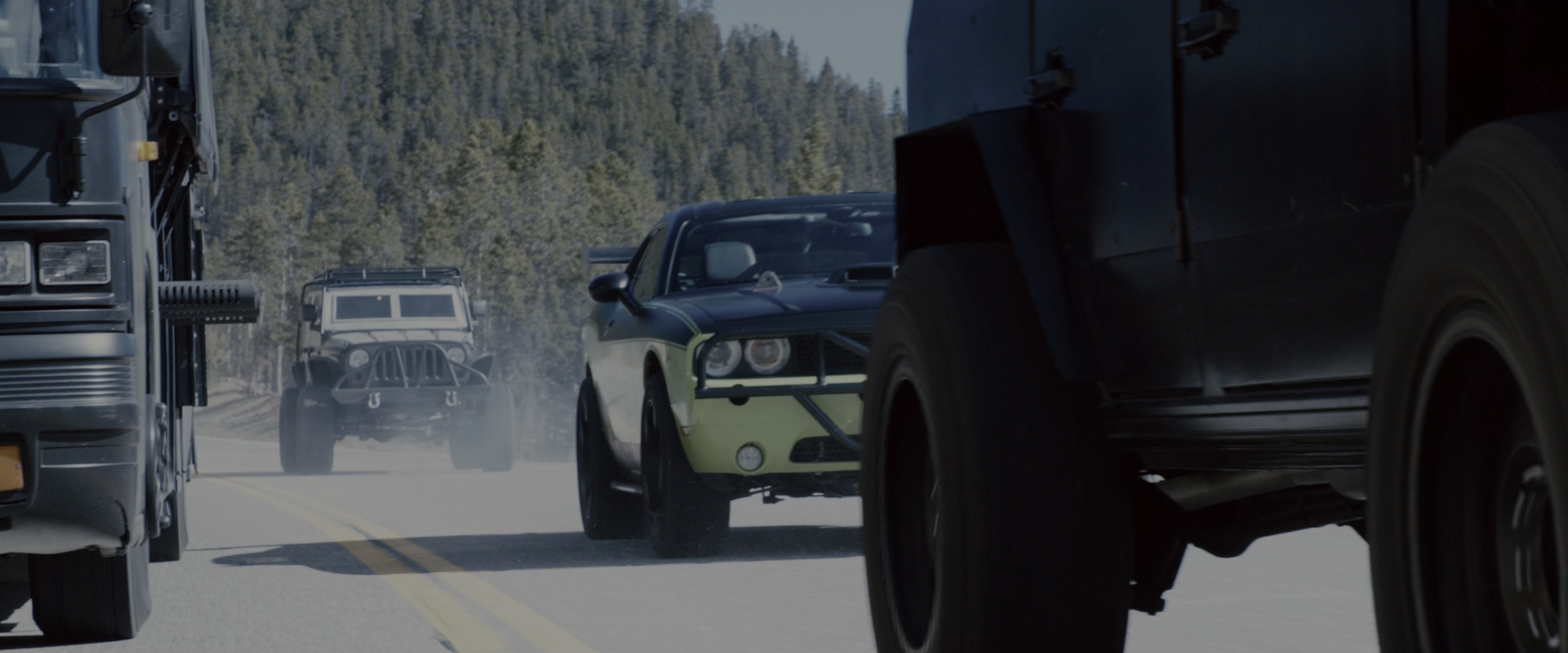 Fast & Furious 7 (2015), wide, 2.40:1 — film still