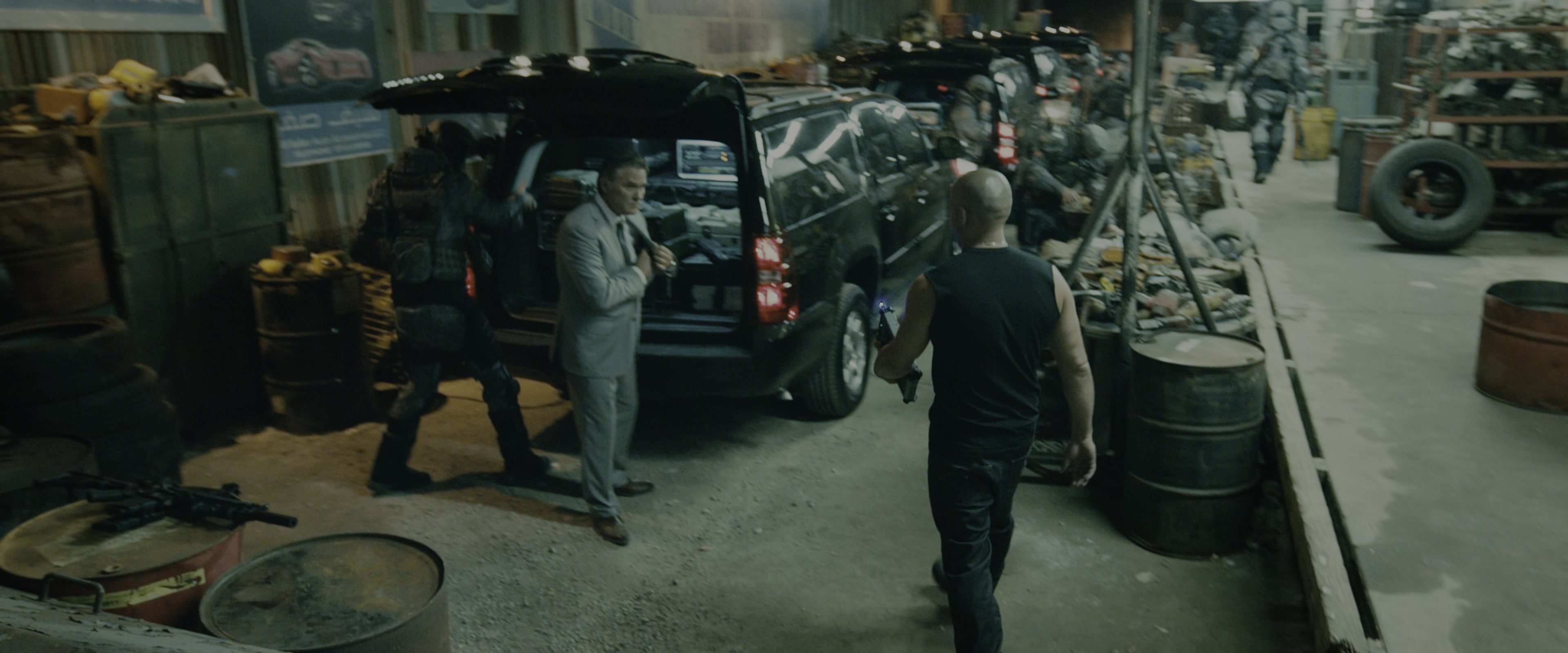 Fast & Furious 7 (2015), wide, 2.40:1 — film still